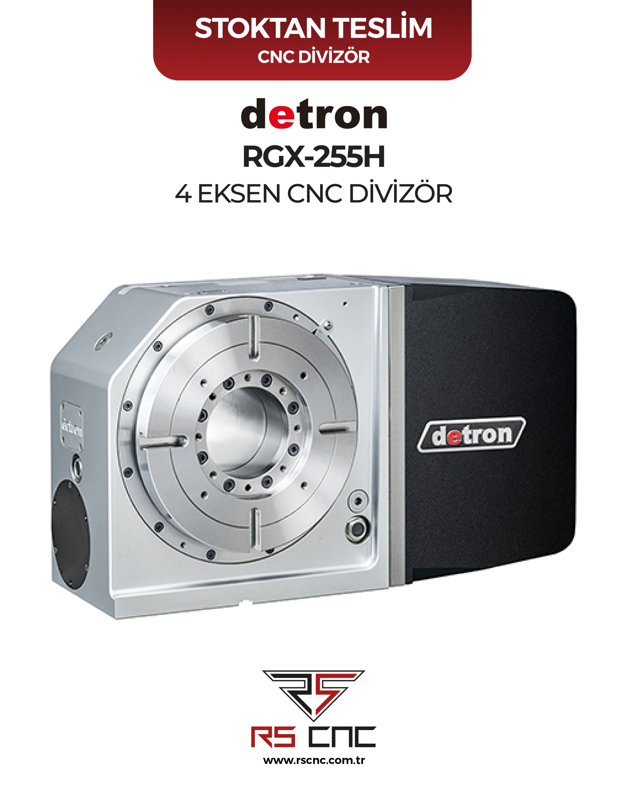 Detron RGX-255H 4 Eksen CNC Divizör